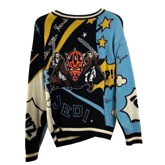 Star Wars Darth Maul Comic Cardigan Size Medium - Exclusive Collectors Darkside - Picture 2 of 4